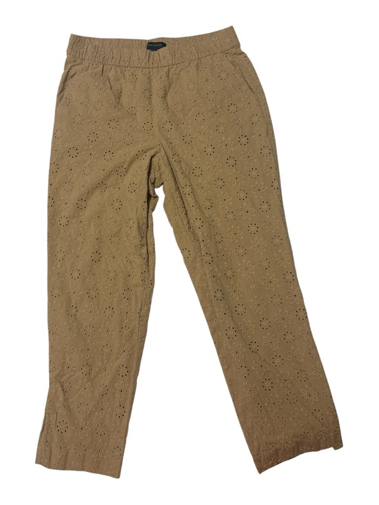 Ann Taylor Pants - Ann Taylor Cotton Eyelet Pull On Pants